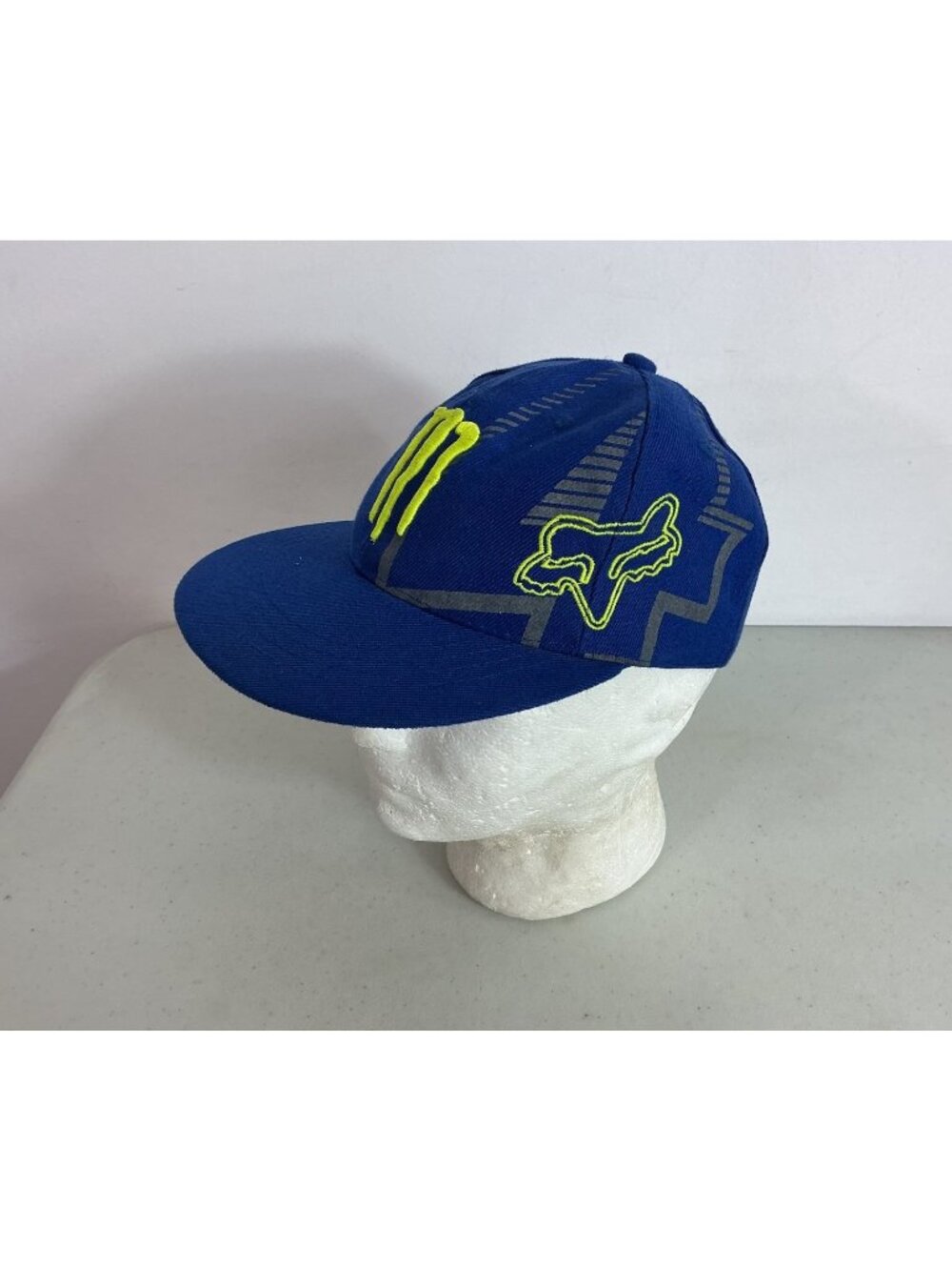Fox Racing Monster Energy Hat Mens Cap Size 6 5/8 Y2K Motosports